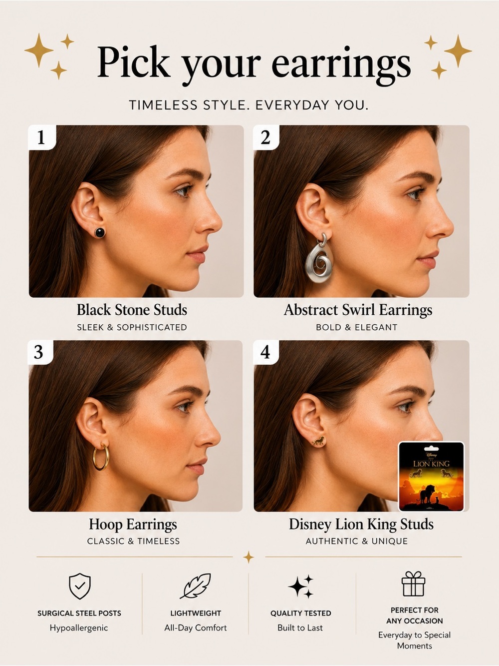 Fashion Earrings- Buyers Choice!